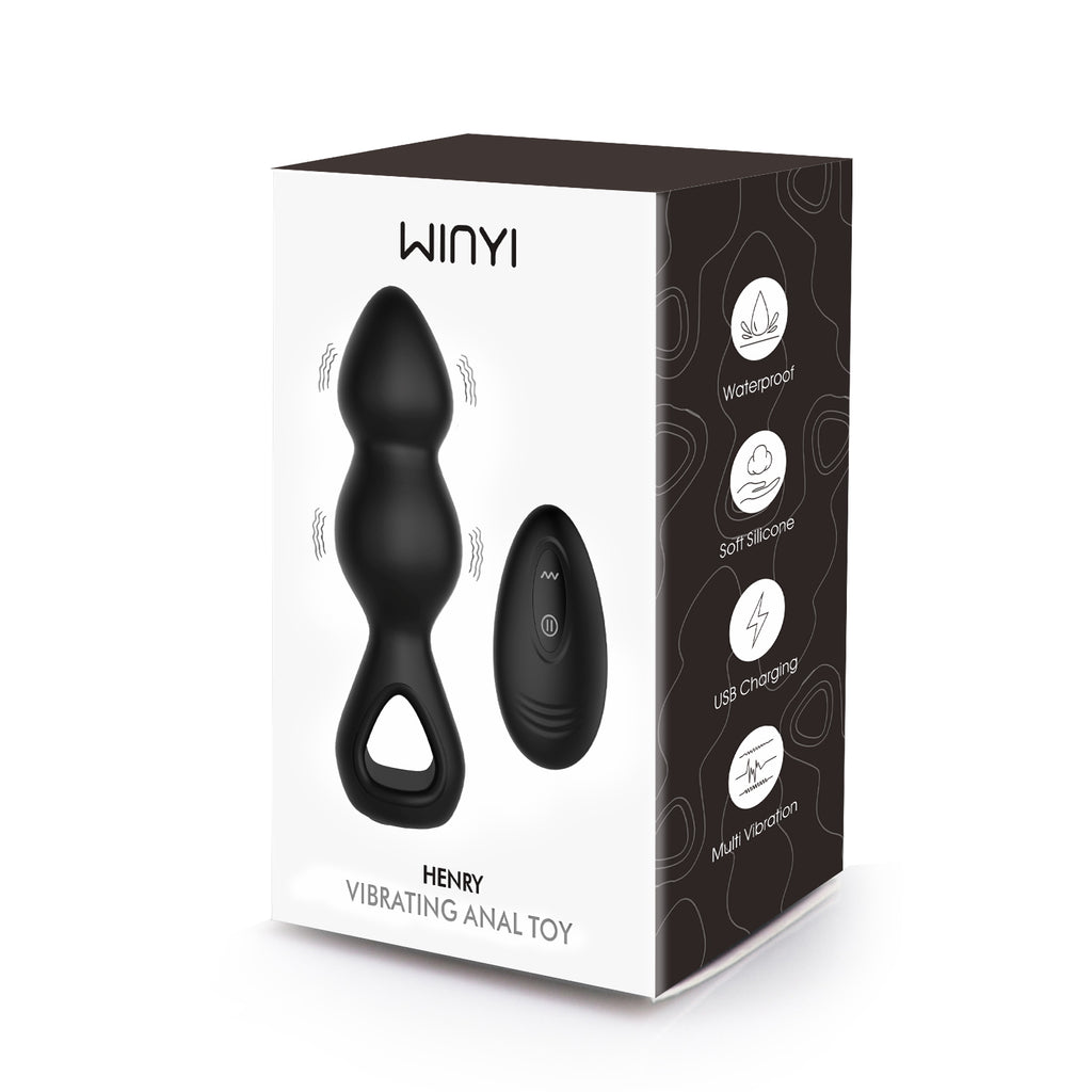 Winyi - Palline Vibranti Anali con Telecomando - Henry