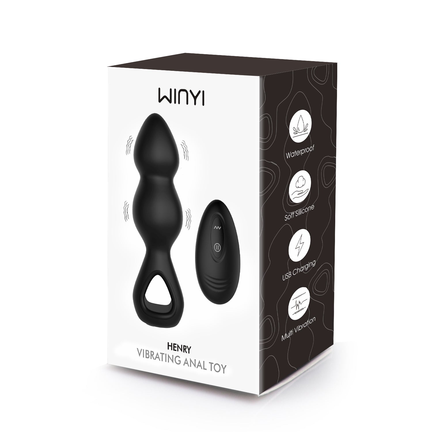 Winyi - Palline Vibranti Anali con Telecomando - Henry
