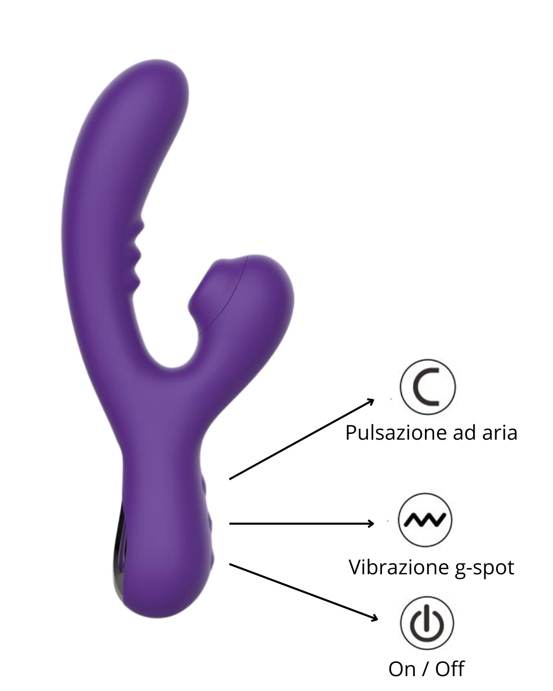 SinsFactory Selection - Vibratori Punto G - Joanna - Viola
