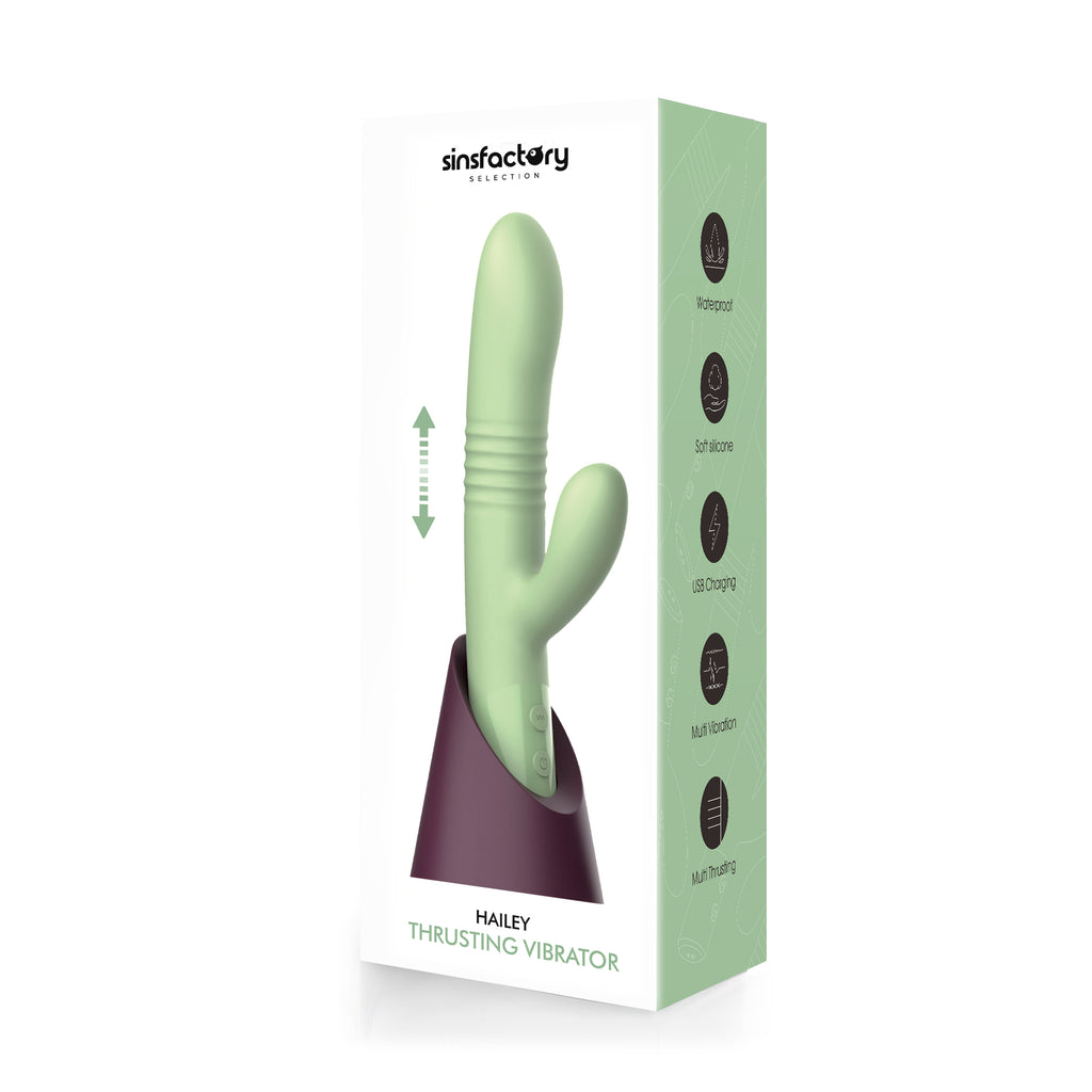 Selezione SinsFactory - Vibratore a spinta - Hailey - Verde
