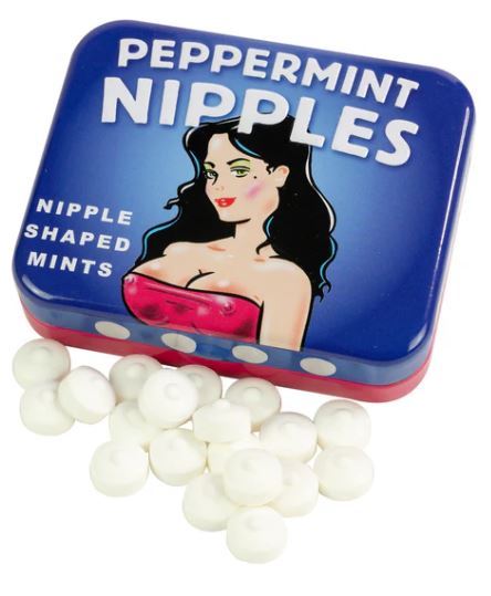 Pezzi di menta piperita bianca