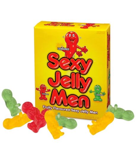 Assortimento di uomini in gelatina sexy