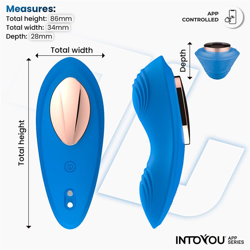 Into You - Vibratore indossabile Panty + APP