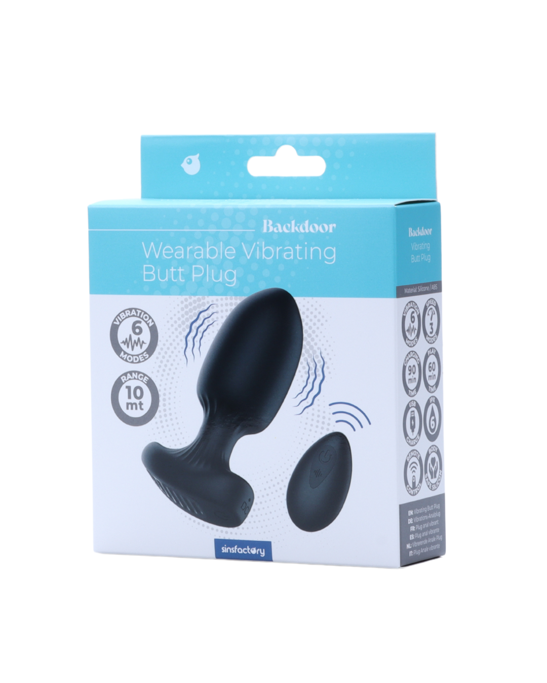 SinsFactory - Vibratore anale indossabile - M