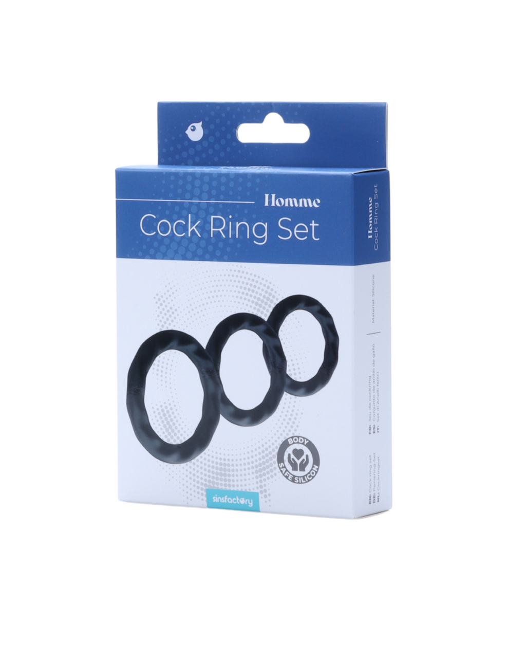 SinsFactory - Set anelli per il pene in silicone - 23 - 30 - 37