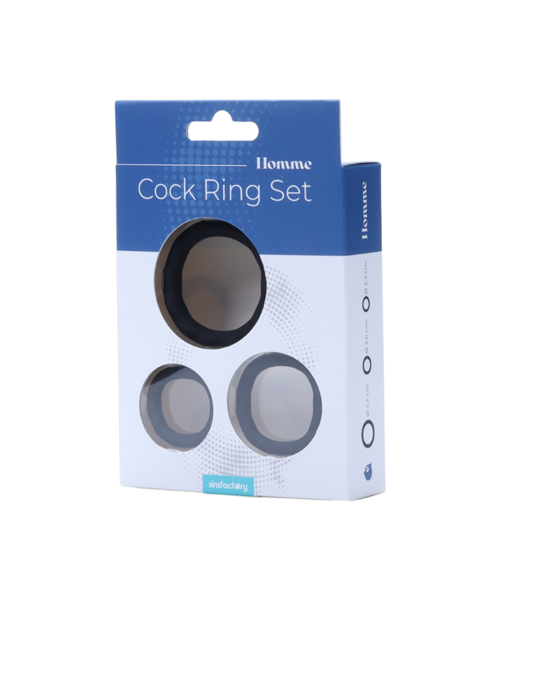 SinsFactory - Set anelli per il pene in silicone - 23 - 30 - 37