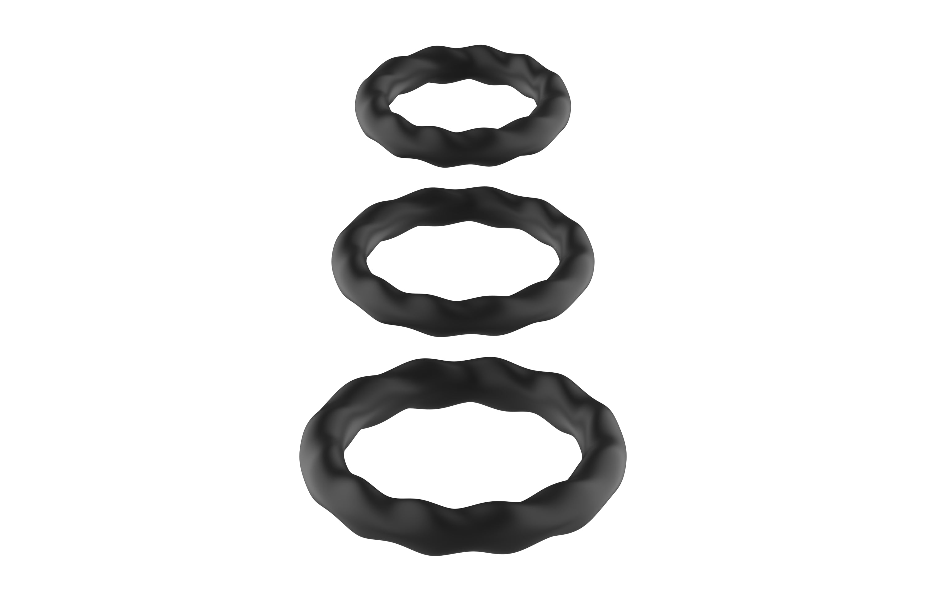 SinsFactory - Set anelli per il pene in silicone - 23 - 30 - 37
