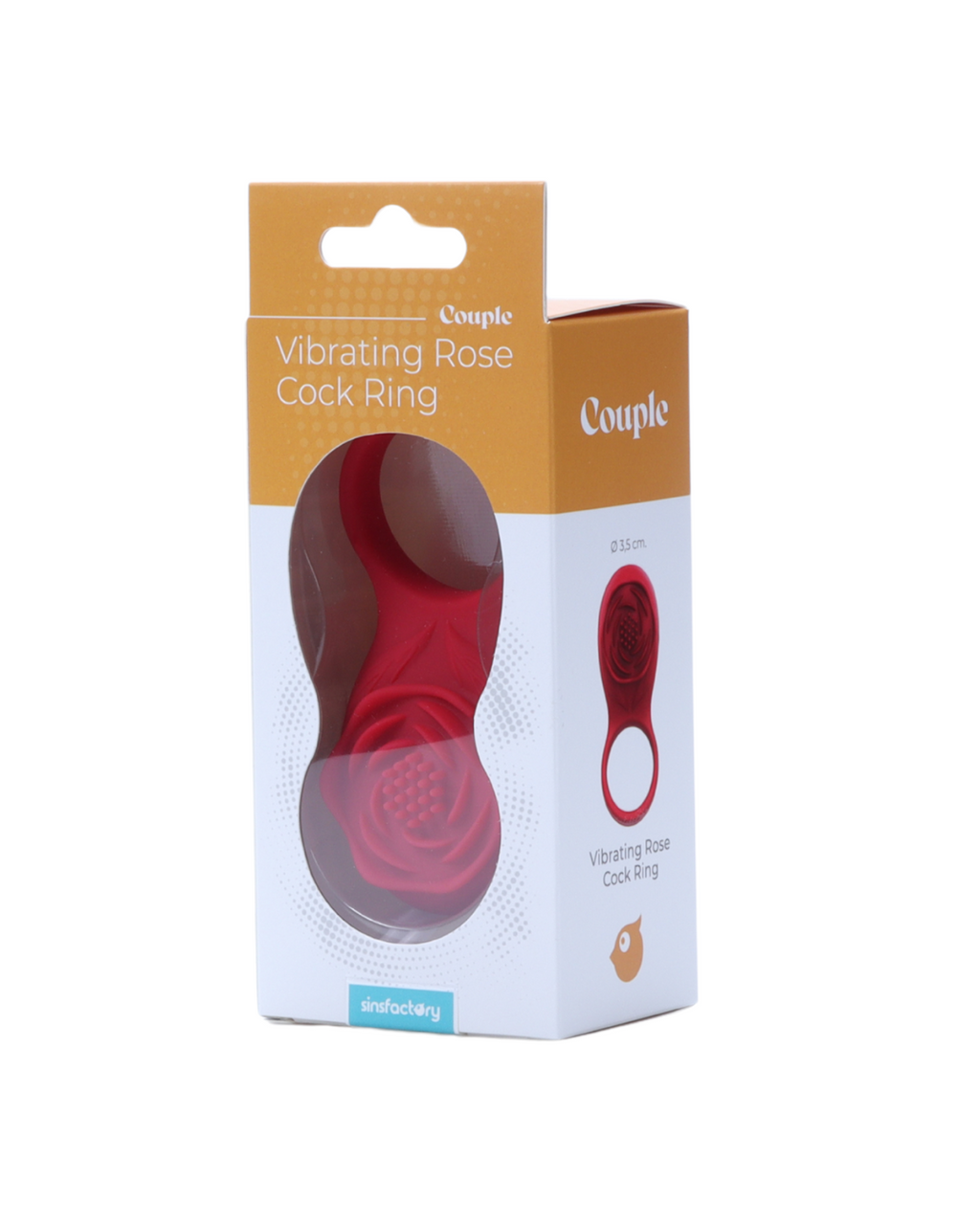 SinsFactory - Anello vibrante per pene con rosa