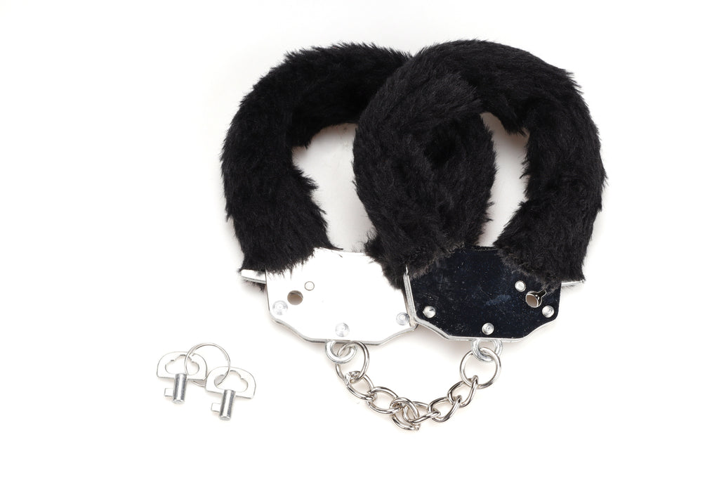 SinsFactory - Manette divertenti in pelliccia - Nero