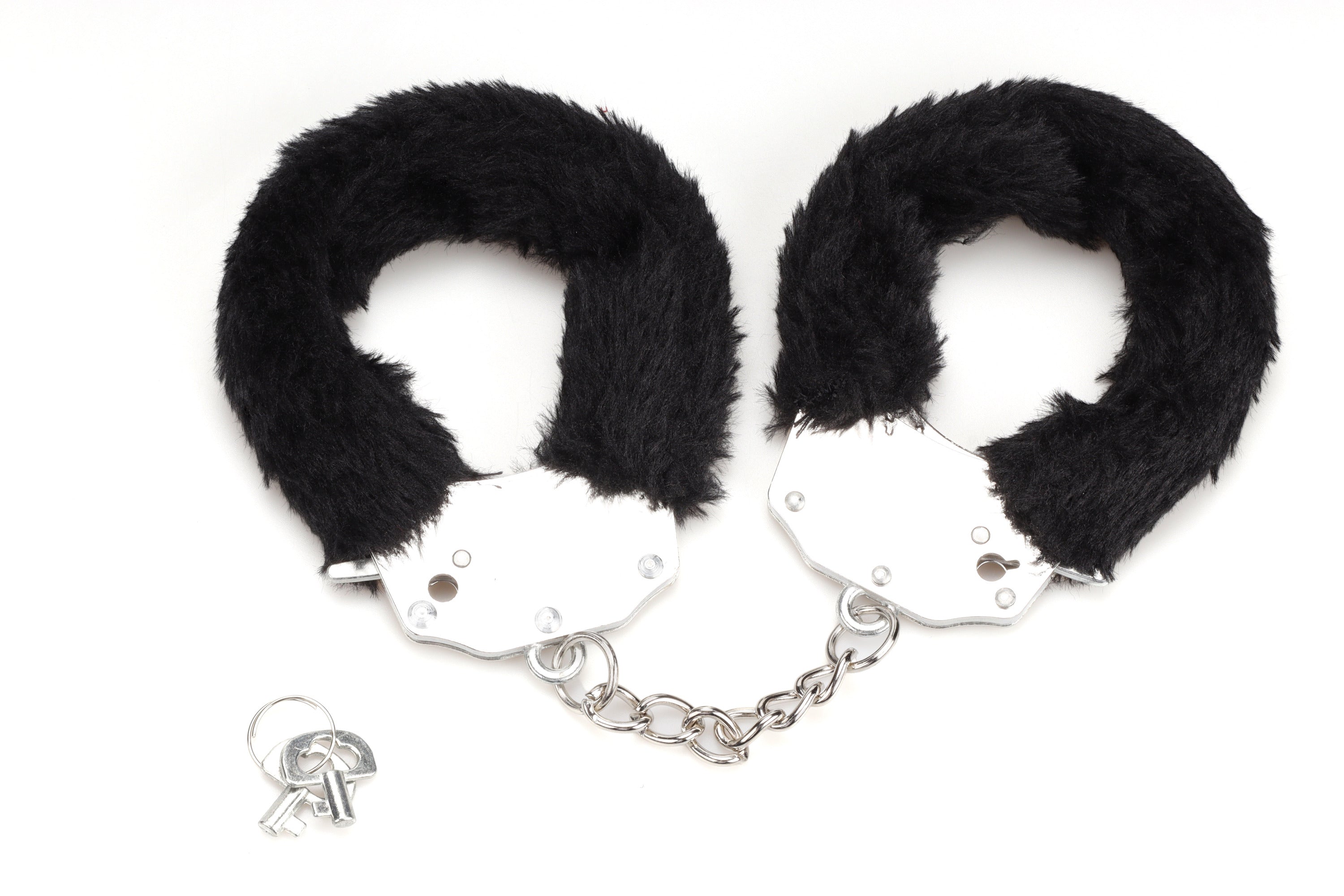 SinsFactory - Manette divertenti in pelliccia - Nero