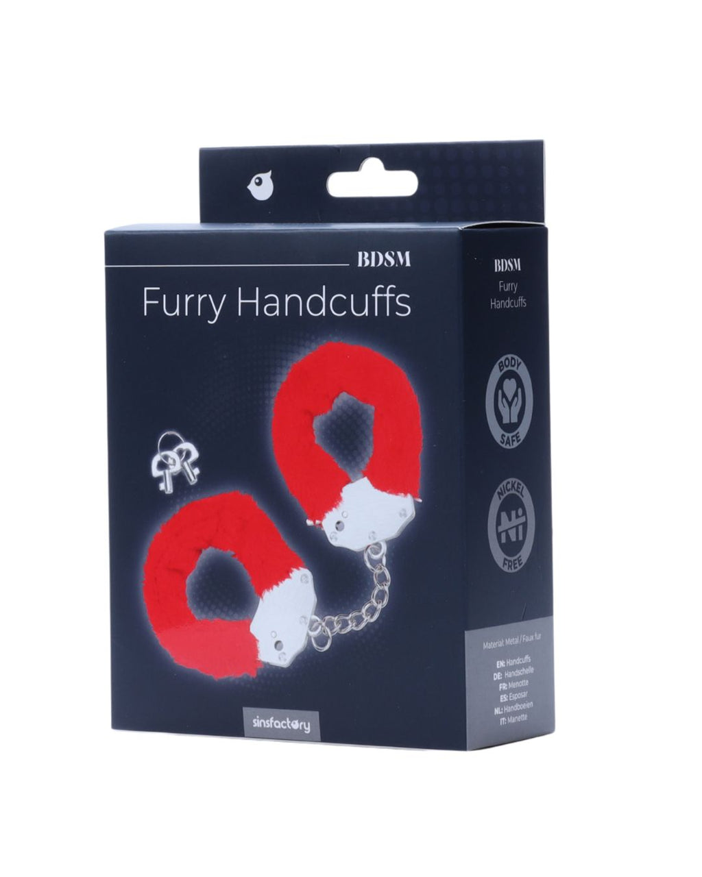 SinsFactory - Manette Furry Fun - Rosso