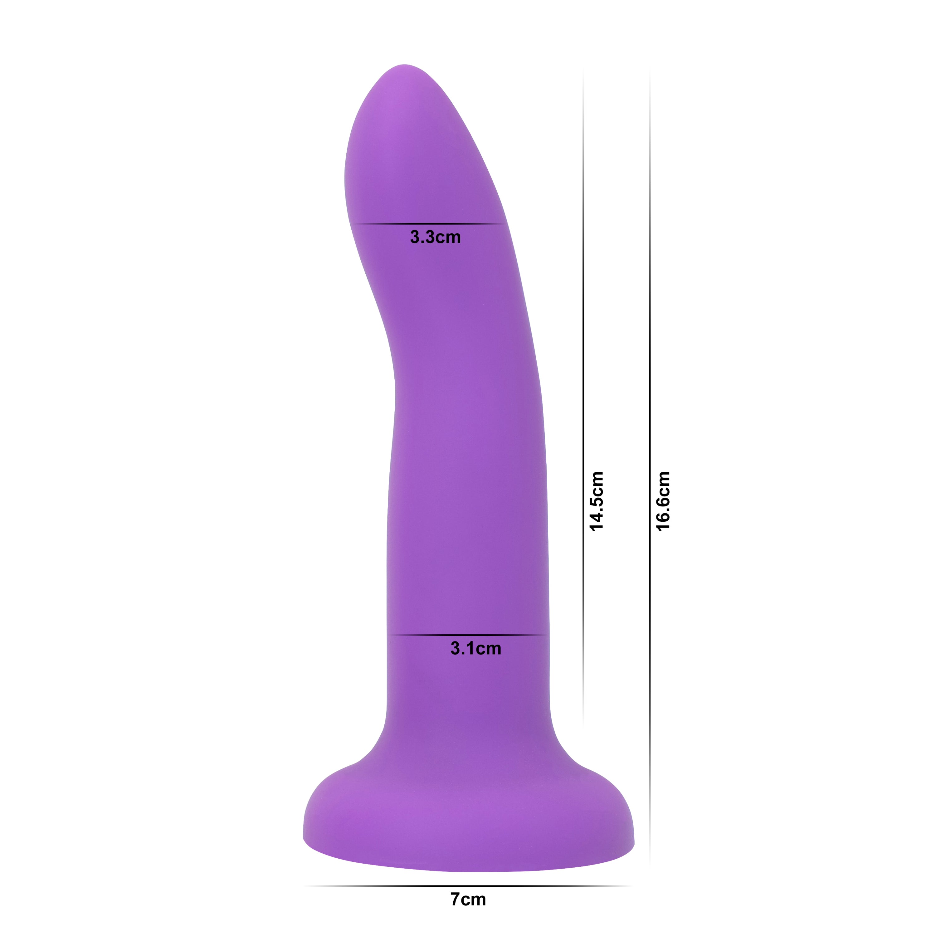 SinsFactory - Elegante Dildo con Imbracatura 17 cm - M