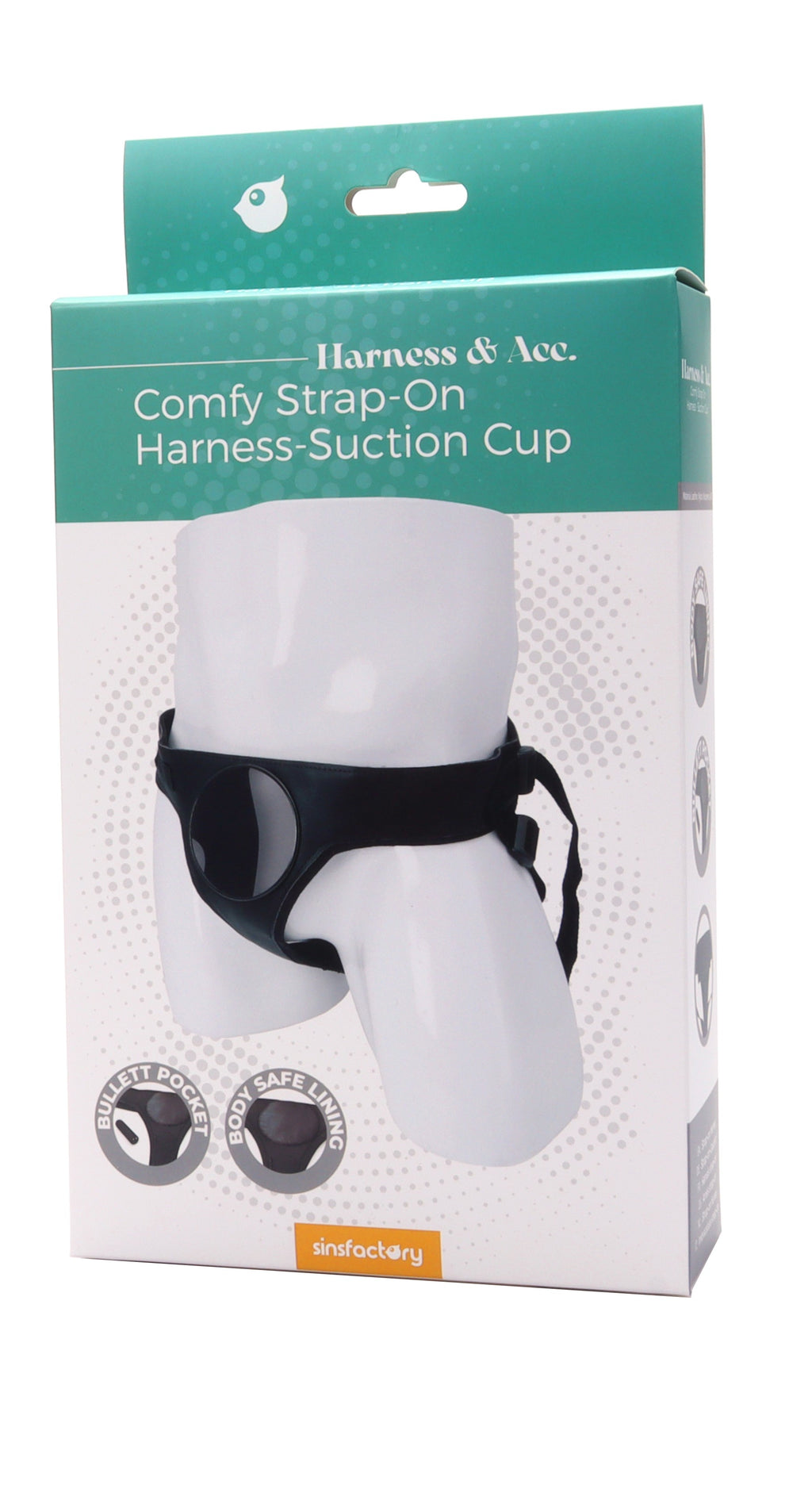 SinsFactory - Comoda imbracatura strap-on - Ventosa