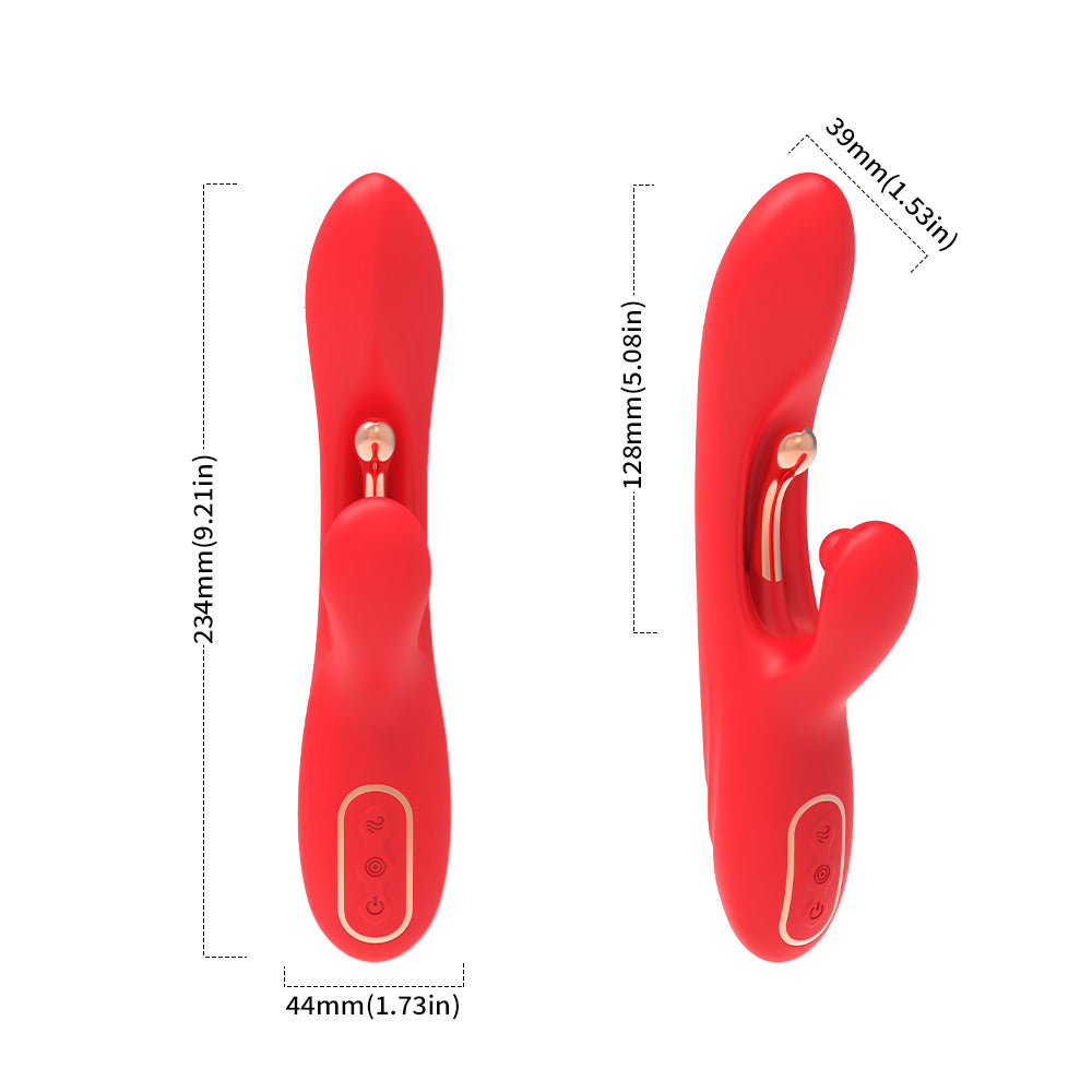 Totally For U - Perversioni - Vibratore coniglio a tripla stimolazione - L'asso dei conigli