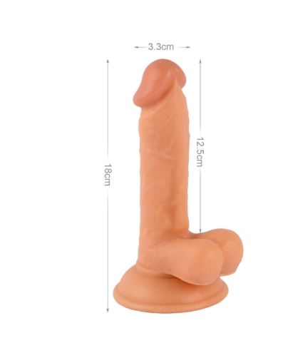 VSC Novelty - Dildo Realistico Mr. Rude - Color Carne - 18 cm