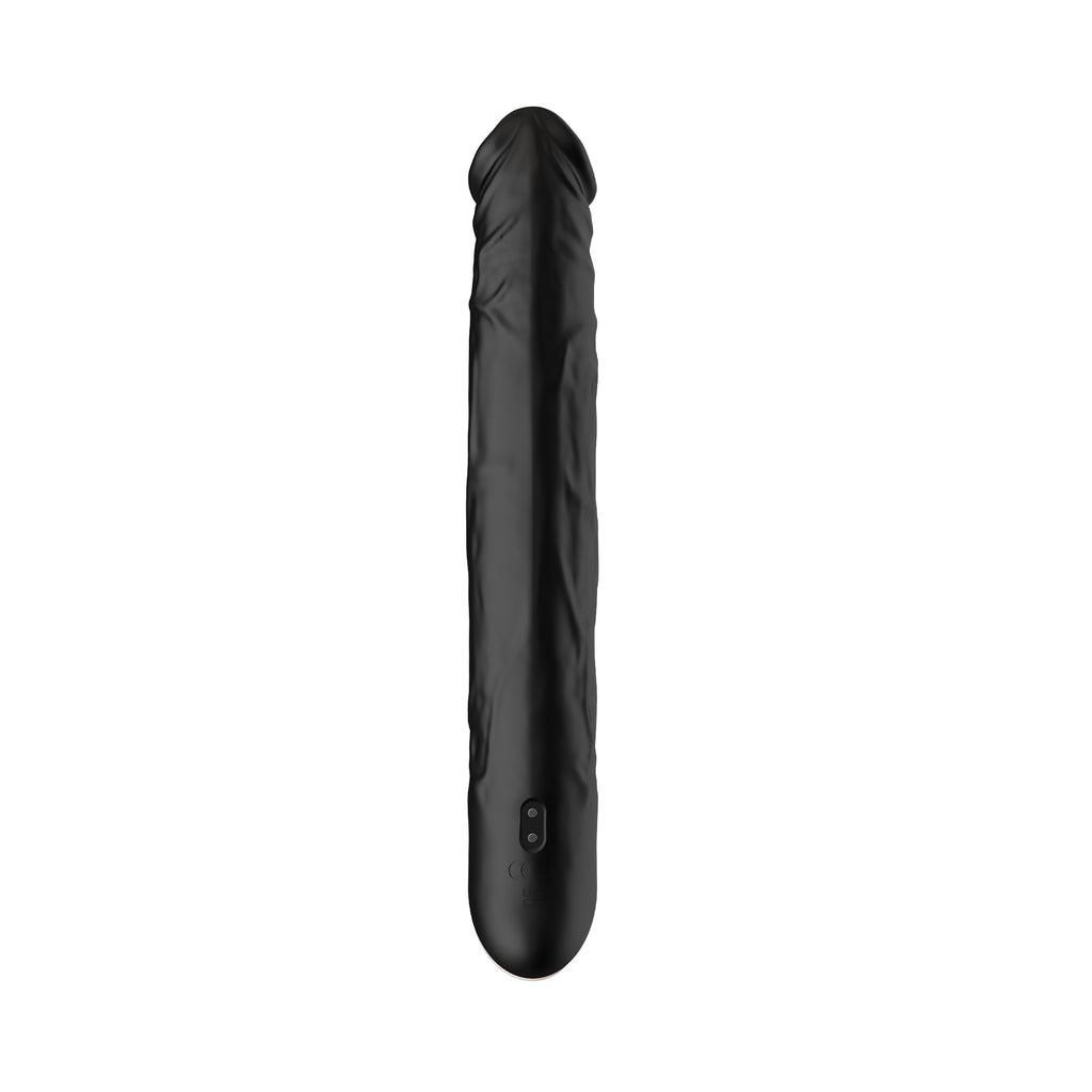 Winyi - Realistic Rabbit & Thrusting Vibrator Soft Touch - Terry II - Black