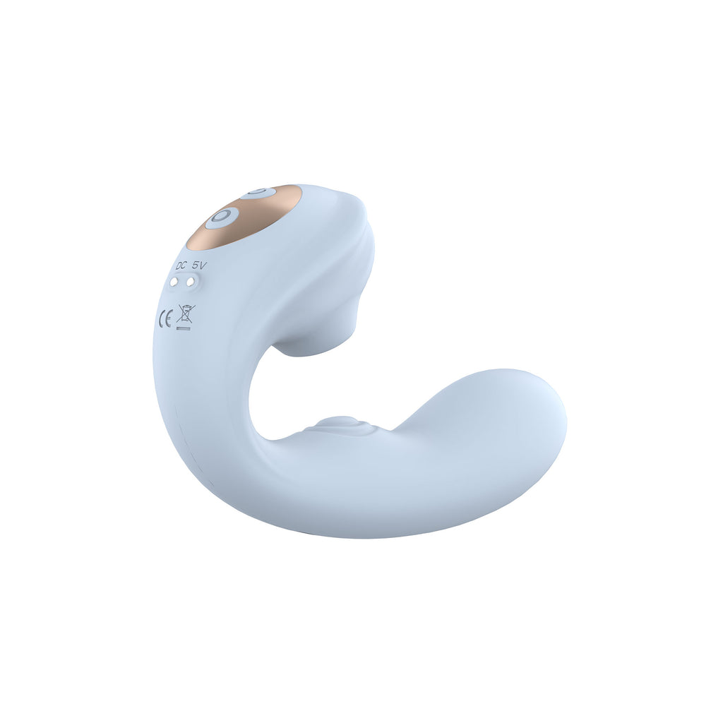 Winyi - G-Spot Flexible Vibrator with Tapping and Clitoral Suction - Amanda