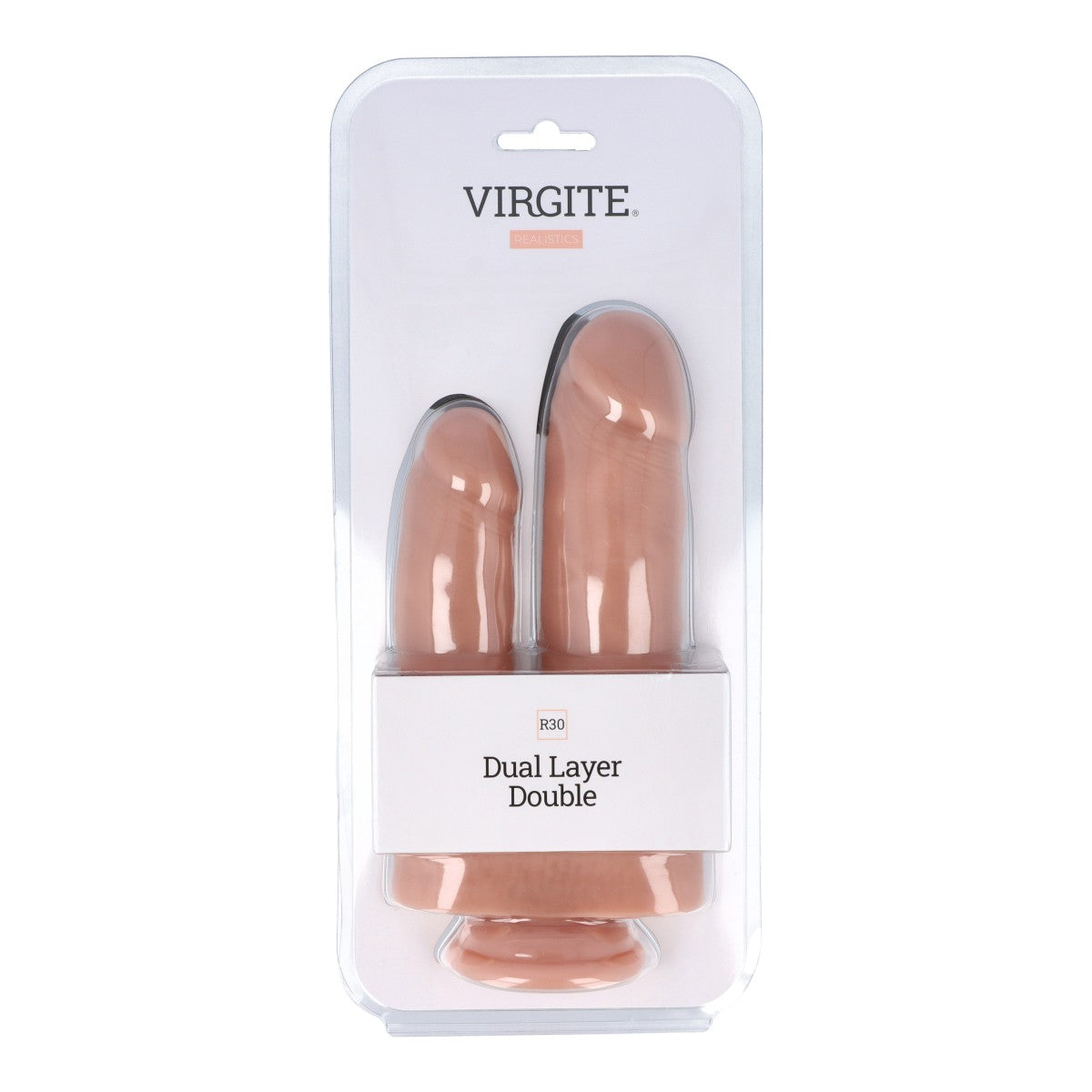 DOUBLE LAYER DOUBLE REALISTIC 22CM/17.5CM R30