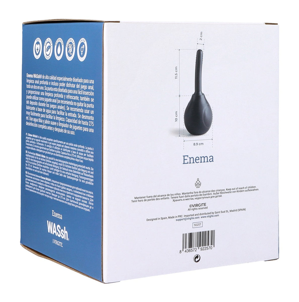 BLACK ANAL ENEMA FOR CLEANSING 275 ML