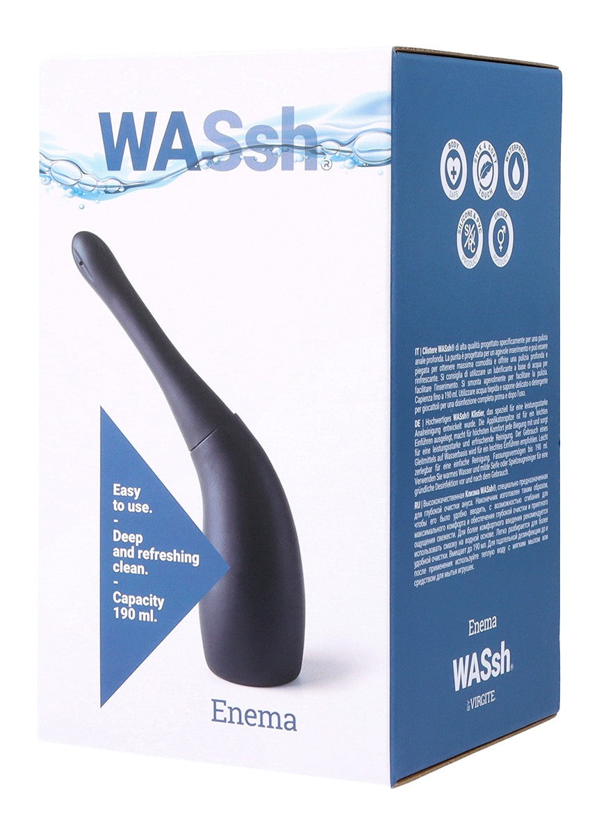BLACK ANAL DOUCHE FOR CLEANSING 190 ML