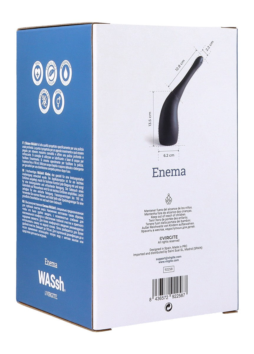 BLACK ANAL DOUCHE FOR CLEANSING 190 ML
