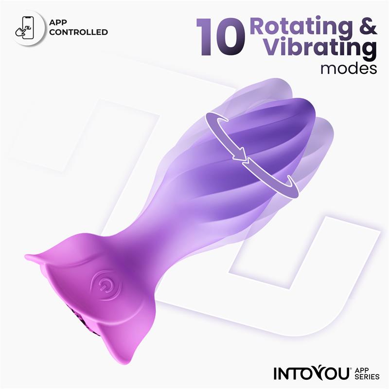 Into You - Moxy - Plug Anale Vibrante e Rotante a 360° + APP