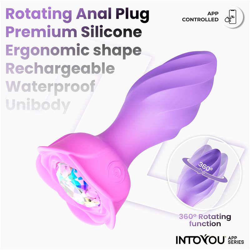 Into You - Moxy - Plug Anale Vibrante e Rotante a 360° + APP