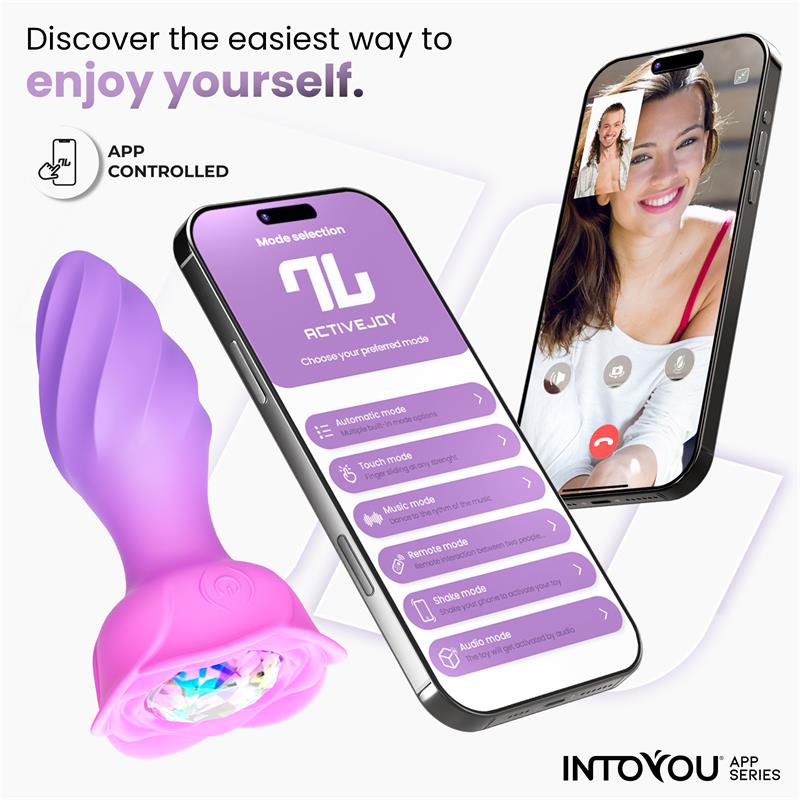 Into You - Moxy - Plug Anale Vibrante e Rotante a 360° + APP