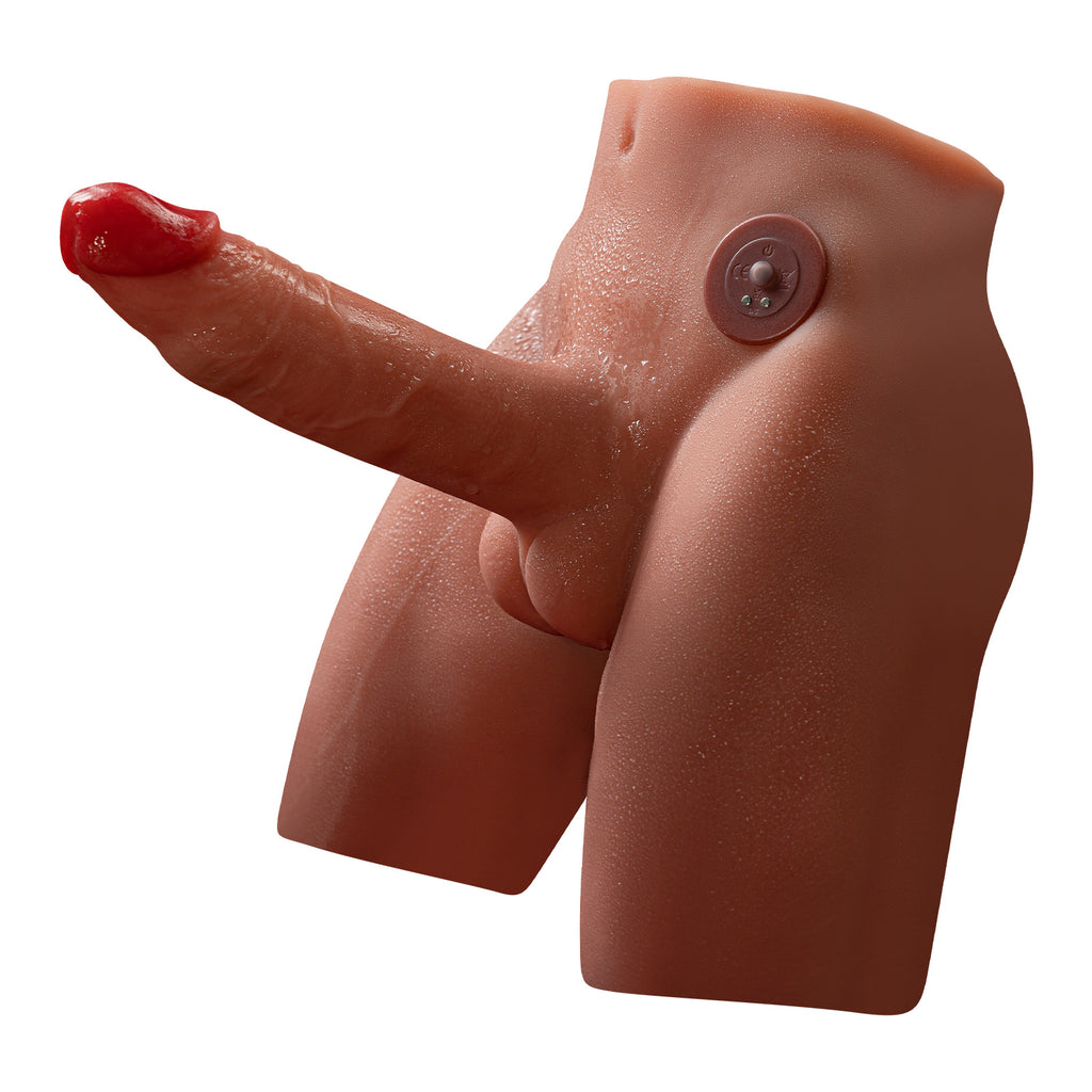 Xise - Jason - Torso with Thrusting and Vibrating Dildo - 6.6"