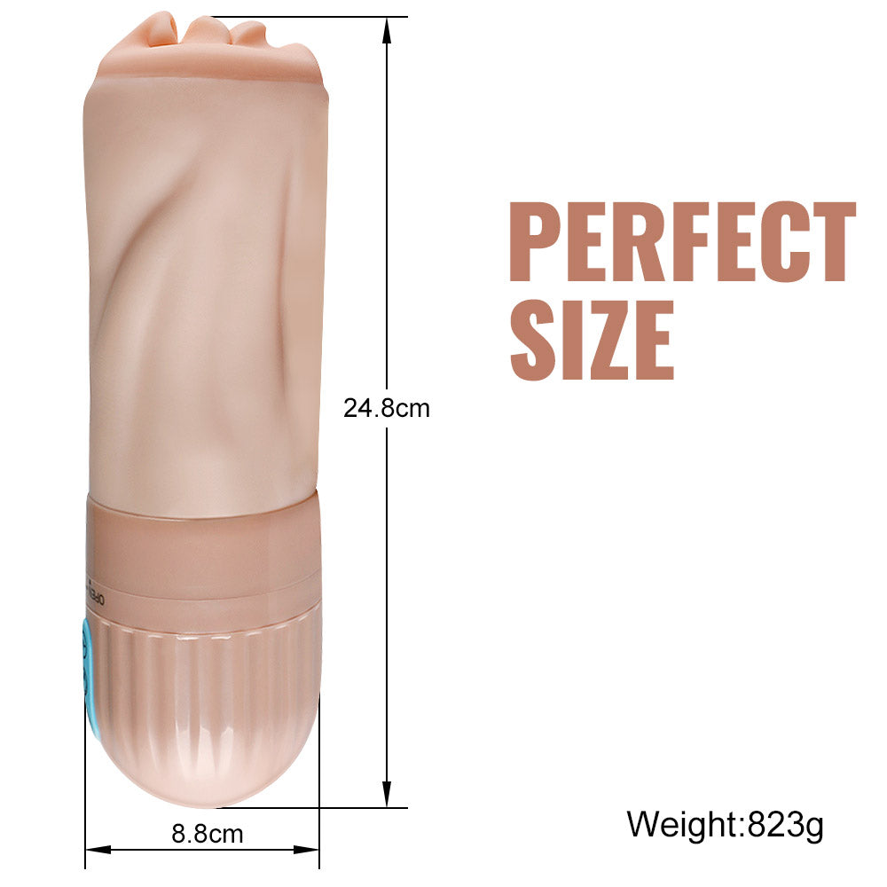 Xise - Suctroker V2 I - Realistic Mouth Masturbator with Suction and Vibrating Function