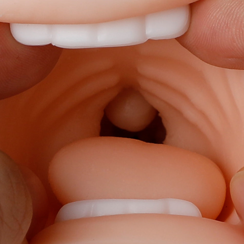 Xise - Suctroker V2 I - Realistic Mouth Masturbator with Suction and Vibrating Function