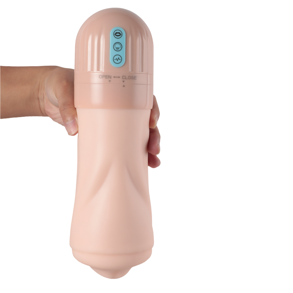 Xise - Suctroker V2 I - Realistic Mouth Masturbator with Suction and Vibrating Function