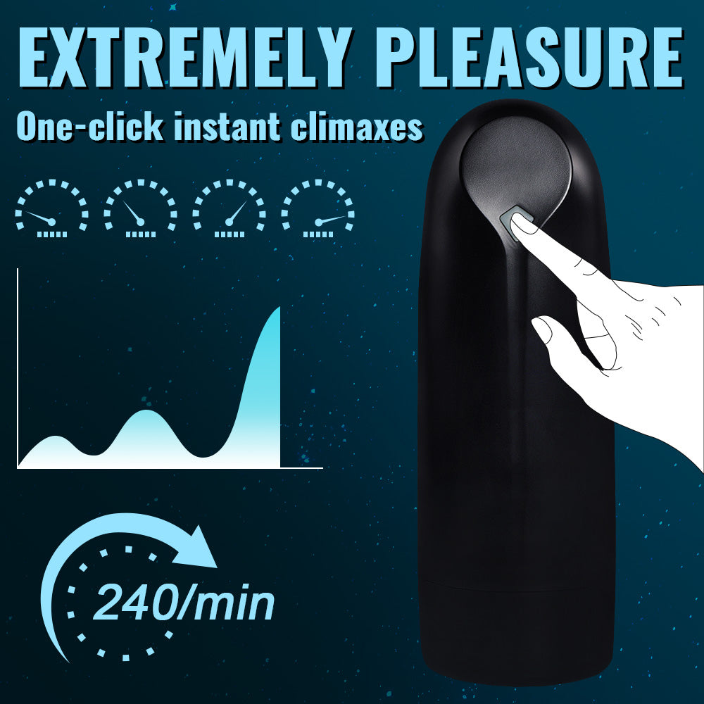 Xise - Masturbatore Vaginale con Funzione di Suzione e Vibrazione