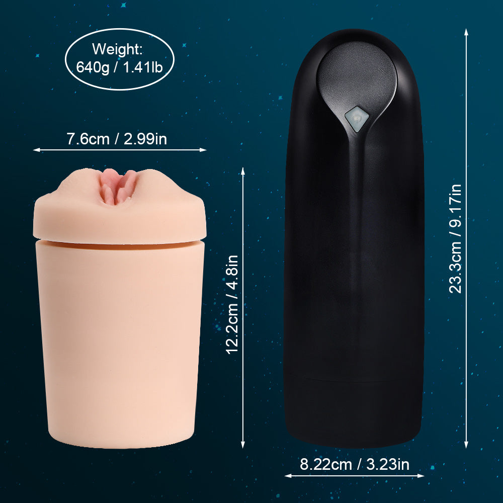Xise - Masturbatore Vaginale con Funzione di Suzione e Vibrazione