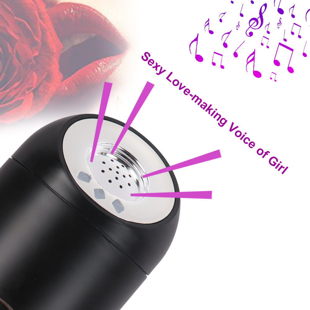 Xise - Masturbatore Vaginale Vibrante con Voce Sensuale