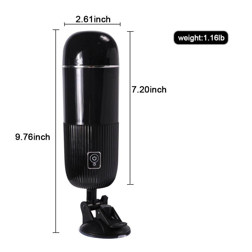 Xise - Neutral Masturbator with Suction Cup Rotating and Vibrating Function with Sexy Voice