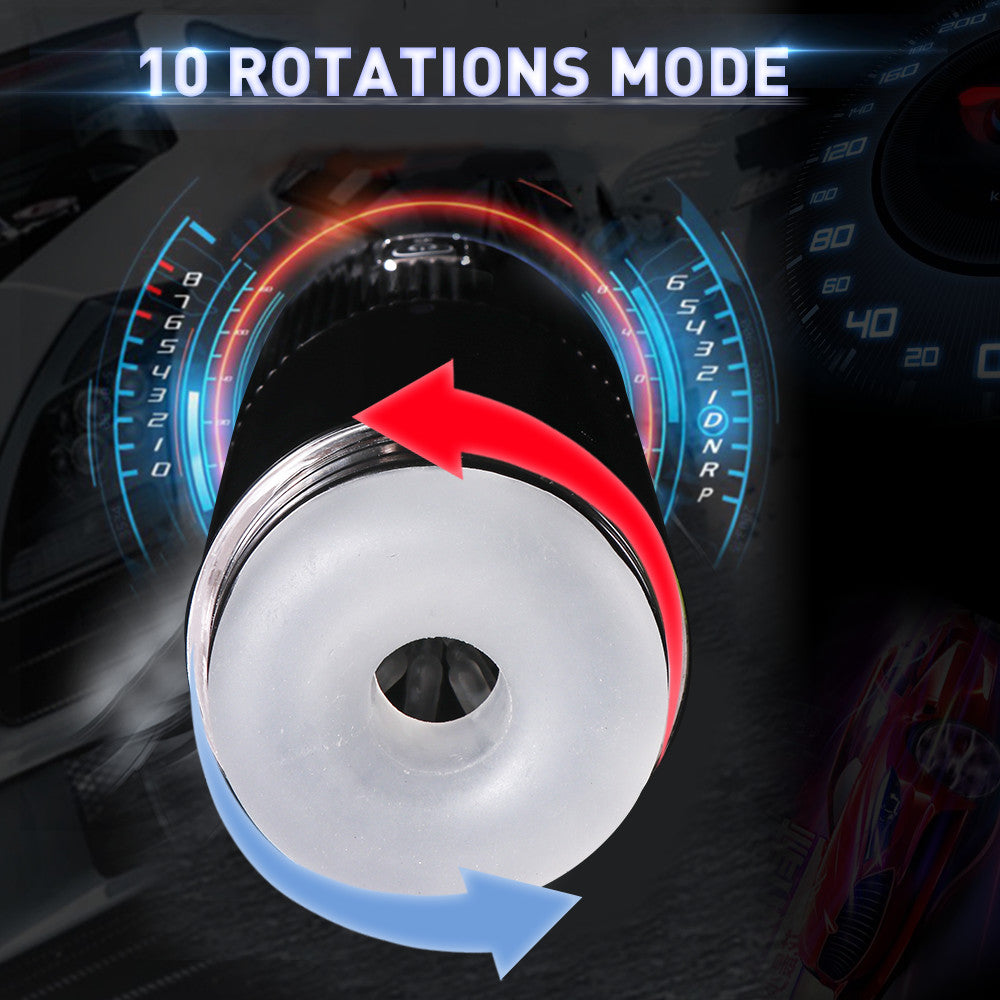 Xise - Neutral Masturbator with Suction Cup Rotating and Vibrating Function with Sexy Voice