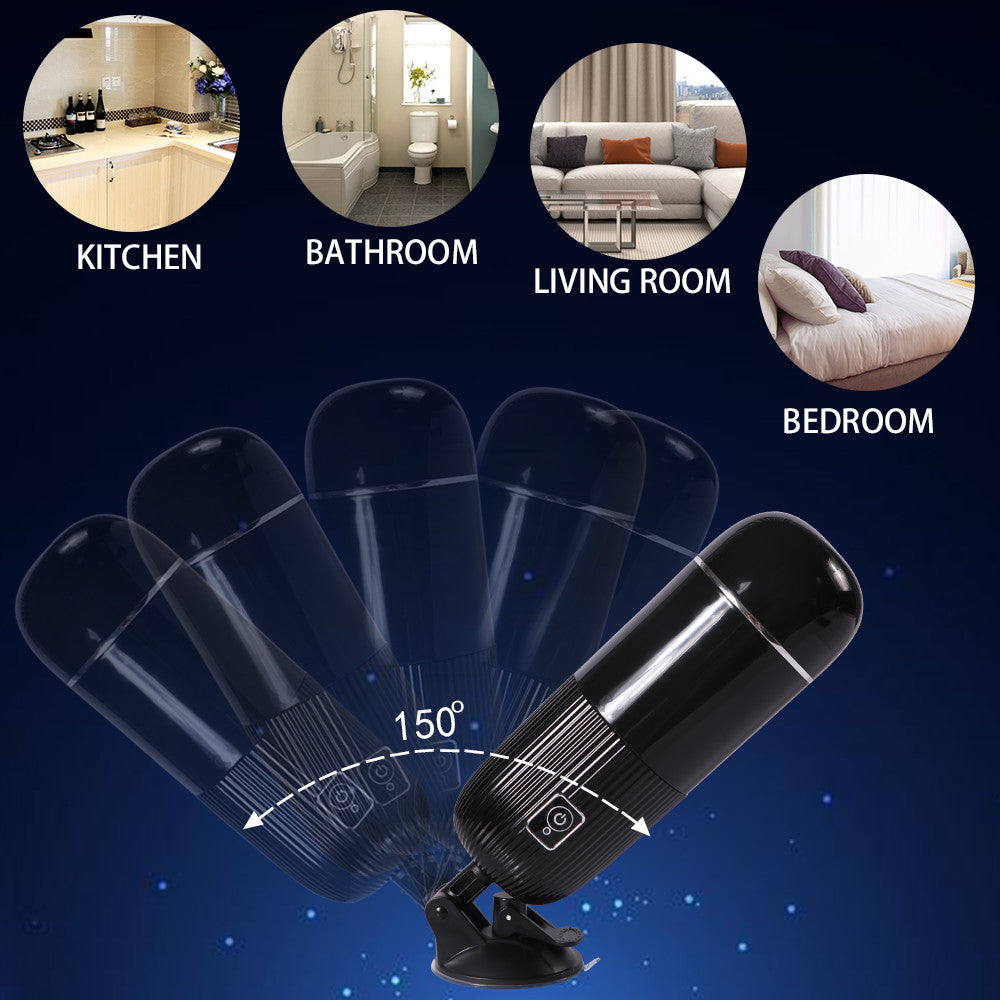 Xise - Neutral Masturbator with Suction Cup Rotating and Vibrating Function with Sexy Voice