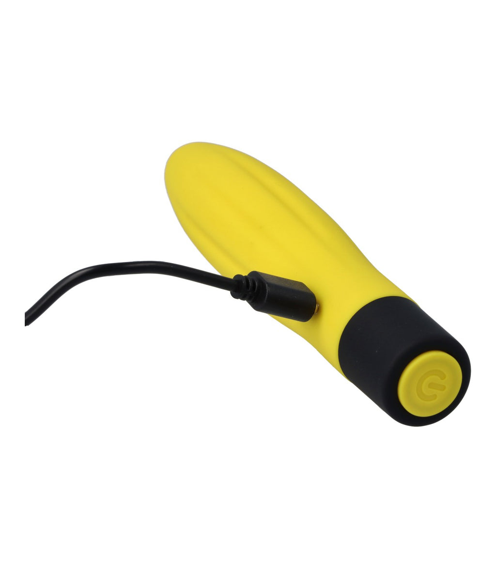 FLUORESCENT SILICONE RECHARGEABLE VIBRATOR F1