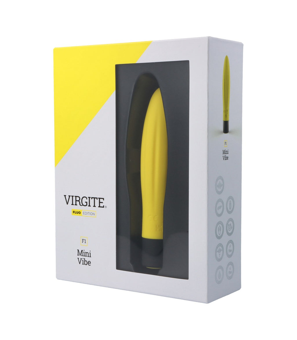 FLUORESCENT SILICONE RECHARGEABLE VIBRATOR F1