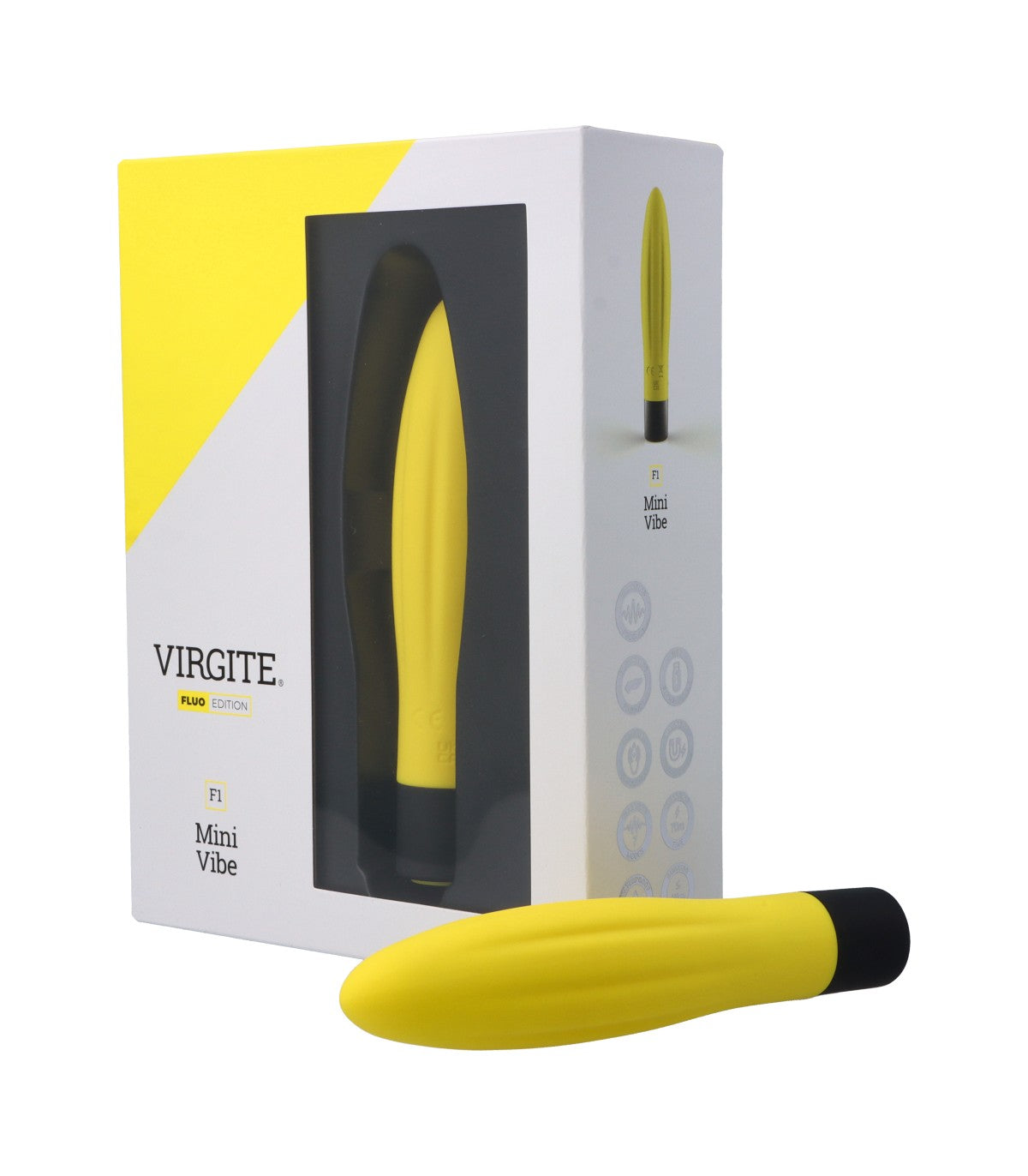 FLUORESCENT SILICONE RECHARGEABLE VIBRATOR F1