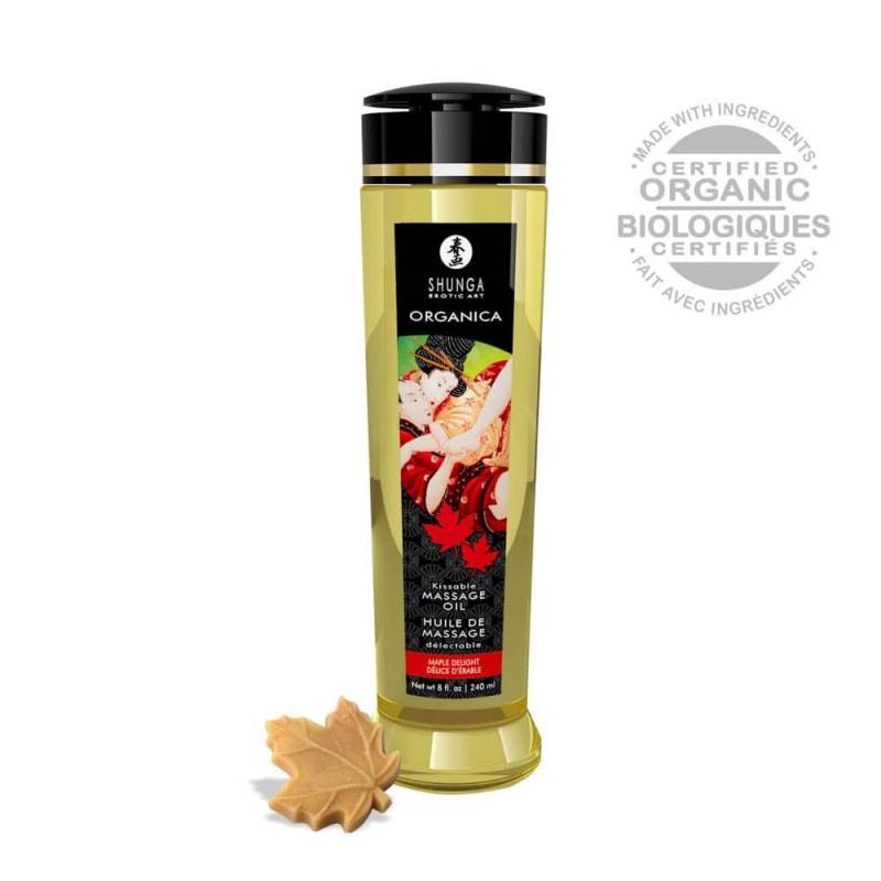 Shunga - Organic Massage Oil - Maple Syrup - 240 ml