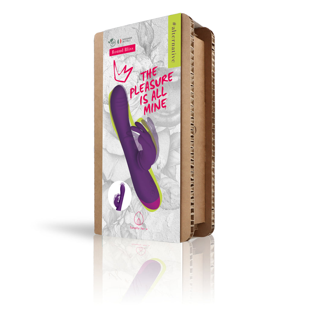 Totally for u - Alternativa - Vibratore Rabbit Rotante - Round Bliss