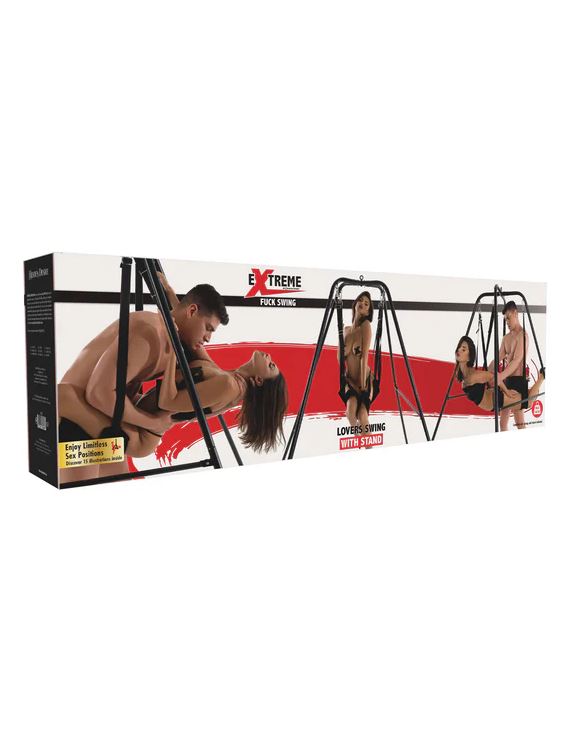 Swing for lovers with black stand