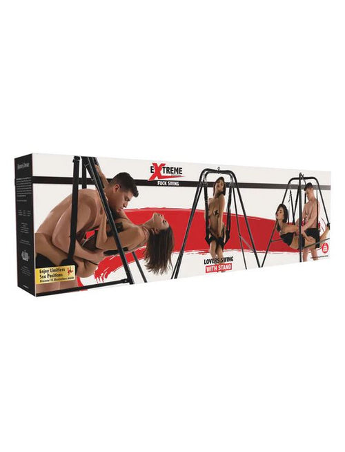 Swing for lovers with black stand