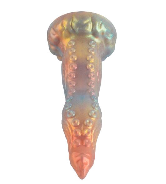 VSC Novelty - Dildo in silicone multicolore con glitter a forma di tentacolo - Ligula