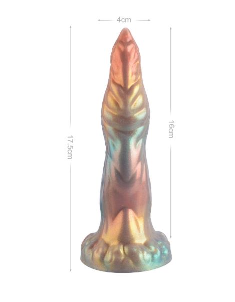 VSC Novelty - Dildo in silicone multicolore con glitter a forma di tentacolo - Ligula