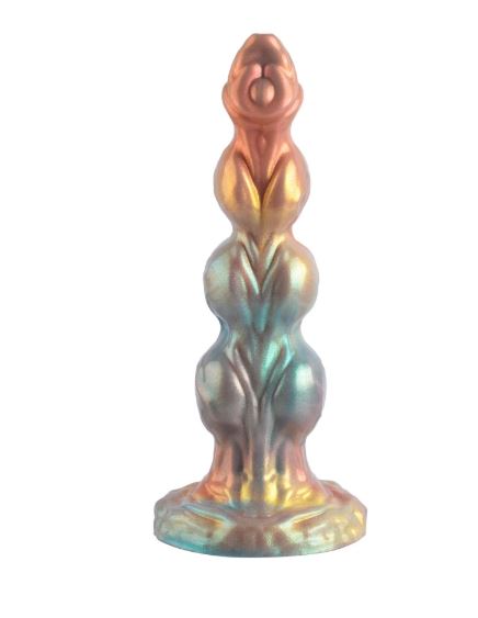 VSC Novelty - Dildo in Silicone Multicolore con Glitter - Dominator