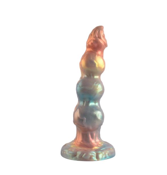 VSC Novelty - Dildo in Silicone Multicolore con Glitter - Dominator