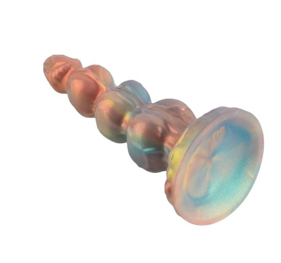 VSC Novelty - Dildo in Silicone Multicolore con Glitter - Dominator